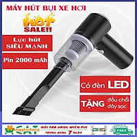 Máy hút bụi mini cầm tay không dây, hút bụi ô tô có thiết nhỏ gọn, lực hút mạnh, pin 2000mAh