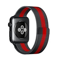 Dây thép đeo thay thế cho Apple Watch 38mm / 40mm hiệu Coteetci kiểu dáng Redline (thiết kế tinh tế mới lạ, thép không gỉ cao cấp, ôm sát tay) - Hàng nhập khẩu