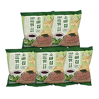 Combo 5 gói bim bim Soba kiều mạch Hàn Quốc x 45g/gói