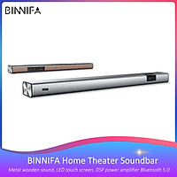 Xiaomi BINNIFA TV Soundbar Loa Bluetooth Tiếng vang Tường bằng kim loại Âm thanh bằng gỗ Màn hình cảm ứng LED