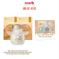 Bộ đôi thực phẩm bảo vệ sức khỏe INNERB AQUA RICH DOUBLEUP (giúp giữ ẩm da sáng mịn từ Axit Hyaluronic) lọ 56 viên