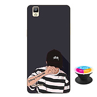 Ốp lưng nhựa dẻo dành cho Oppo A53 in hình Nothing Imposible - Tặng Popsocket in logo iCase - Hàng Chính Hãng
