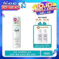 Xịt dưỡng da cấp ẩm chuyên sâu Curél Intensive Moisture Care Deep Moisture Spray 150g