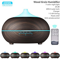 500ML Xông Tinh Dầu Khuếch Tán Nồi Cơm Điện Từ Máy Tạo Độ Ẩm Không Khí Có Đèn LED Nhà Phòng Siêu Âm Thanh Mát Sương Tinh Máy Khuếch Tán Tinh Dầu