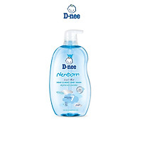 Dung Dịch Tắm Gội Toàn Thân Cho Bé Dưới 3 Tuổi D-nee - Chai 800ml (Xanh)