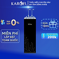 Máy lọc nước nóng lạnh 9 lõi lọc hàng chính hãng Karofi Livotec 612, màng RO 100GDP Hàn Quốc