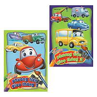 Combo Tô Màu Phương Tiện Giao Thông (Bộ 2 Quyển)
