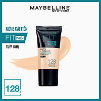 Kem Nền Mịn Nhẹ Kiềm Dầu Fit Me dạng tuýp Maybelline New York Matte and Poreless Foundation Tube 18ml