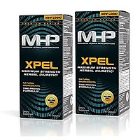 MHP Xpel Maximum Strength Diuretic Capsules, 80 Count (Pack of 2) (Packaging May Vary)
