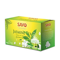 Trà SAVO Lài (Jasmine Tea) - Hộp 25 Túi x 2g