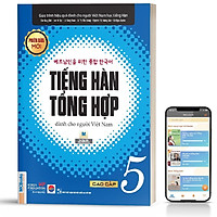 Sách - Tiếng Hàn Tổng Hợp Dành Cho Người Việt Nam Cao Cấp 5 Bản Đen Trắng