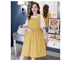 Đầm bầu đẹp đầm giả yếm DN33