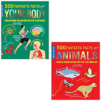 Combo sách phát triển tư duy, giúp bé học hỏi: Cùng Bé Khám Phá 500 Điều Thú Vị Về Cơ Thể Con Người + Cùng Bé Khám Phá 500 Điều Thú Vị Về Động Vật (Sách Bản Quyền Micro Facts!)