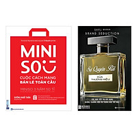 Combo 2 cuốn sách; Sự quyến rũ của thương hiệu và Miniso cuộc cách mạng bán lẻ toàn cầu tặng bookmark kim loại