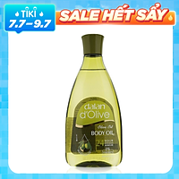 Tinh Dầu Massage Dưỡng Ẩm Toàn Thân Ô Liu Dalan D’Olive Olive Oil Body Oil (250ml)