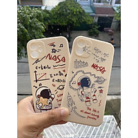 Ốp Lưng Cạnh Vuông Nasa Kem Dành Cho iPhone 6 / 6 Plus / 7 / 7 Plus / 8 / 8 Plus / X / Xs / Xs Max / 11 / 11 Pro / 11 Pro Max / 12 / 12 Pro / 12 Pro Max