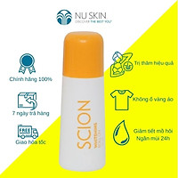 Lăn khử mùi Scion Nuskin 75ml Mẫu Mới ngăn mùi hôi nách không làm ố quần áo, làm sáng vùng da dưới cánh tay, khô thoáng tức thì, hương thơm nhẹ dịu