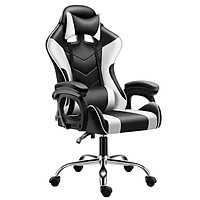 Ghế gaming cao cấp dành cho game thủ BG model mới E02-S WHITE (hàng nhập khẩu)