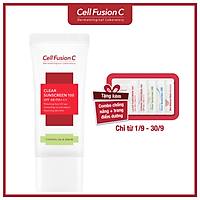 Kem Chống Nắng Kiểm Soát Dầu & Nhờn Mụn Cell Fusion C Clear Sunscreen 100 SPF48/ PA+++ (35ml)