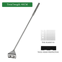 Stainless Steel Aquarium Algae Scraper Fish Tank Cleaner Keep Hands Dry Sharp Scraper to Remove Algae 90CM