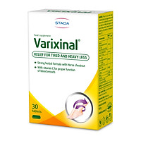 Viên uống suy giãn tĩnh mạch VARIXINAL - giúp tăng sức bền thành mạch - giảm mỏi chân - nặng chân - Hộp 30 viên - Stada - Châu Âu