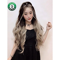 Tóc giả nữ nguyên đâuf Yuri (Tóc bộ SIÊU DA ĐẦU lace sóng full ombre)