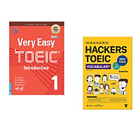 Combo 2 cuốn sách: Very Easy Toeic 1 - Introduction + Hackers Toeic Vocabulary