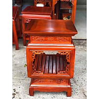 Đôn lồng đèn gỗ hương loại đặc biệt - 30 x 30 x 60 ( cm )