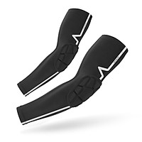 A Pair of Compression Elbow Sleeves Women Men Anti Slip Elbow Support Elbow Pads Guards for Basketball Volleyball