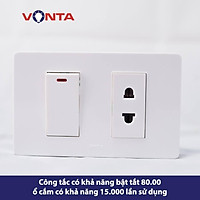 Hạt ổ cắm-hạt công tắc Vonta công nghệ Đức siêu tốt