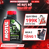 Dầu nhớt xe tay ga MOTUL SCOOTER EXPERT LE 10W40