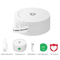 Máy in nhãn nhiệt mini PeriPage L1 di động không mực với cuộn giấy trắng