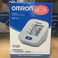Máy đo huyết áp bắp tay Omron HEM_7120 + tặng kèm khẩu trang y tế cao cấp BIOMEQ