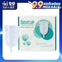 Bộ Sản Phẩm Cốc Nguyệt San BeU Cup 40ml, Siêu Mềm Hardness 40, Chuẩn FDA HOA KỲ, 100% silicone Y Tế WACKER ĐỨC, ISO 13485 Chuẩn thiết bị y tế loại A, HÀNG CHÍNH HÃNG