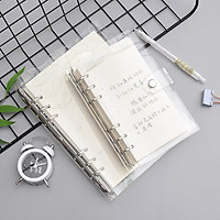 Bìa sổ cò.n.g Nhựa dẻo trong khổ A4 B5 A5 A6 A7 có sẵn thước gắn sổ tiện lợi