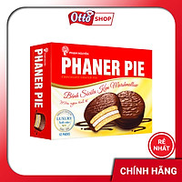CHÍNH HÃNG Bánh phủ Sô cô la nhân kẹo dẻo Phaner Pie Đỏ 336g