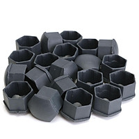 20Pcs 17mm Plastic Wheel Lug Bolt Nut Cover Cap Set For Audi Skoda 321601173A