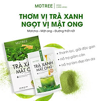 Bột trà xanh mật ong MOTREE sấy thăng hoa công nghệ Nhật Bản hộp 54gr.