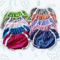 Set 10 quần chục đùi, quần mặc bìm cho bé chạy viền thể thao siêu cưng