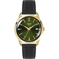Đồng Hồ Dây Da Bò Henry London HL39-S-0100 Chiswick (38.5mm) - Đen