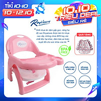 Ghế ăn dặm gấp gọn, nâng hạ độ cao Royalcare ăn dặm BLW kiểu nhật 0819-RC-005 - tặng áo yếm ăn dặm Mastela