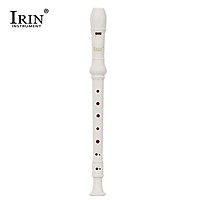 IRIN ABS Descant Recorder 8 Hole Baroque Style Recorders Instrument Detachable with Finger Rest and Carrying Bag
