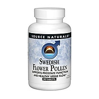 Source Naturals Swedish Flower Pollen Extract Supplement, Supports Prostate Function and Healthy Urine Flow - 90 Tablets