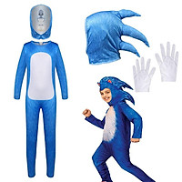 Mới 2021 Trẻ Em Sonic The Hedgehog Trò Chơi Video Anime Cosplay Halloween Carnival Đảng Liền Quần Mặt Nạ Trang Phục Cho Trẻ Em Đầm