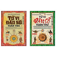 Combo 2 cuốn Tử Vi Đẩu Số Toàn Thư 1 và 2 Tặng ngẫu nhiên 1 cuốn truyện song ngữ bìa mềm như hình