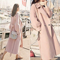 Áo khoác dạ dáng dài 3 màu lên dáng cực xinh