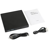 Ổ Đĩa Rời Cho Đĩa DVD/CD RW Kết Nối USB Cho Laptop/PC Hỗ Trợ Windows 98/8/10