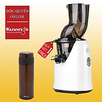 Máy ép trái cây tốc độ chậm Kuvings NS-1725CBC2 (400ml) - Màu Trắng - TẶNG BÌNH GIỮ NHIỆT TIGER MMR-A045 - Hàng chính hãng