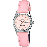 Đồng Hồ Casio Nữ LTP-V006L-4BUDF Dây Da Màu Hồng - Chống Nước