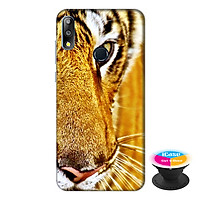 Ốp lưng điện thoại Asus Zenfone Max Pro M2 hình Mắt Hổ tặng kèm giá đỡ điện thoại iCase xinh xắn - Hàng chính hãng